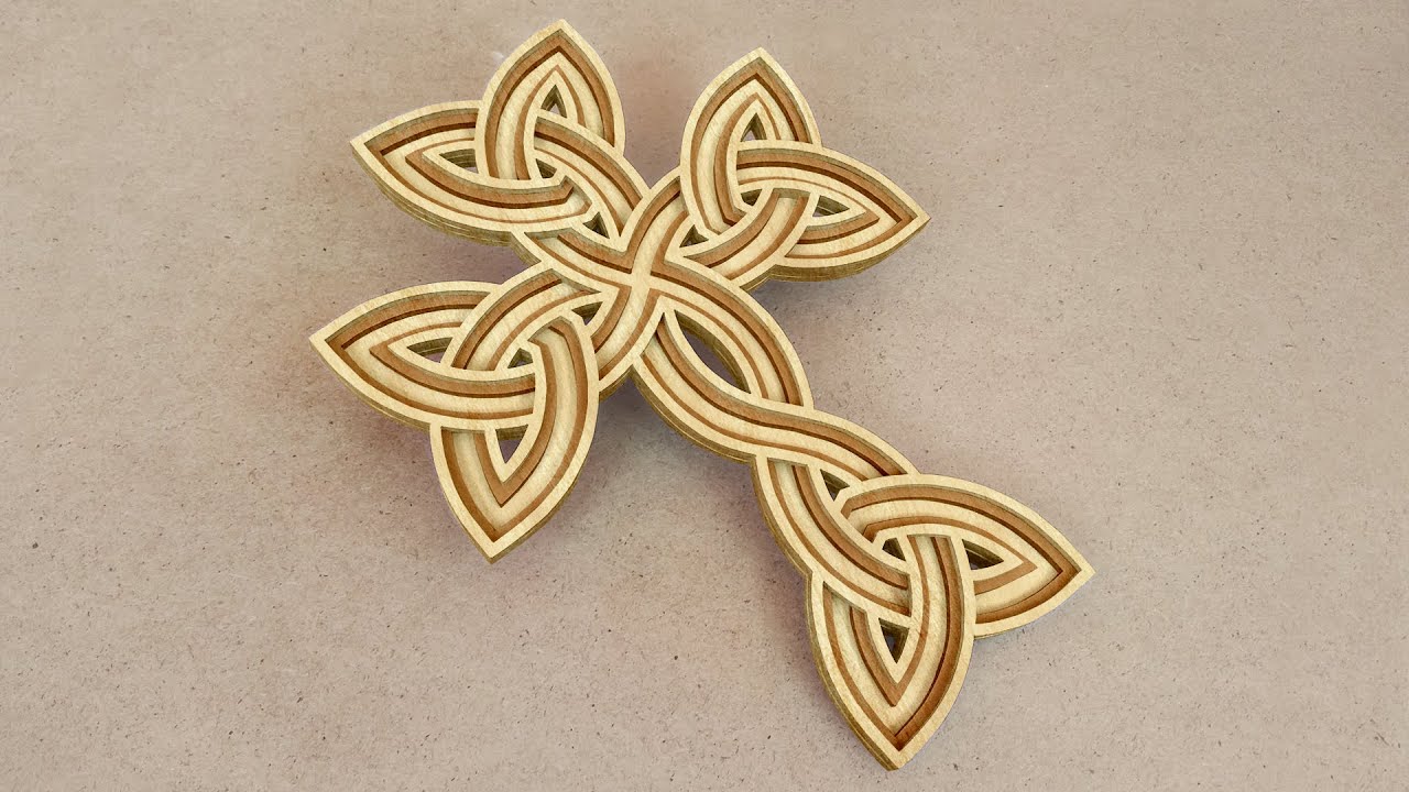 Making of 3D Celtic cross
