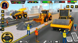 Road city Construction Machine Excavator 3D - Simulator Construction Android gameplay screenshot 4