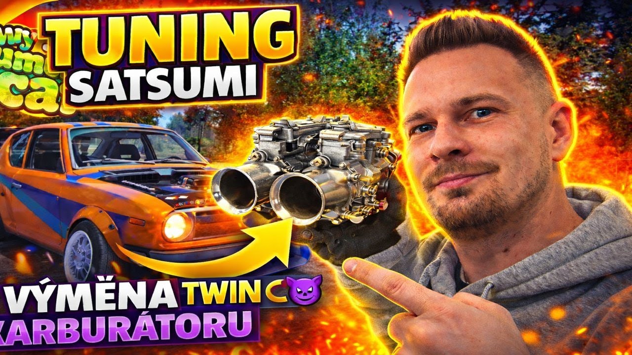 TUNING..(vyměna karburátoru)....MY SUMER CAR..#7