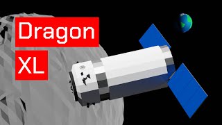 Spacex Dragon Xl Animation Youtube