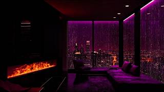🌆💜 Rainy Night Ambience in New York City 🌧️💫 Calm Lights & Cozy Feel screenshot 4