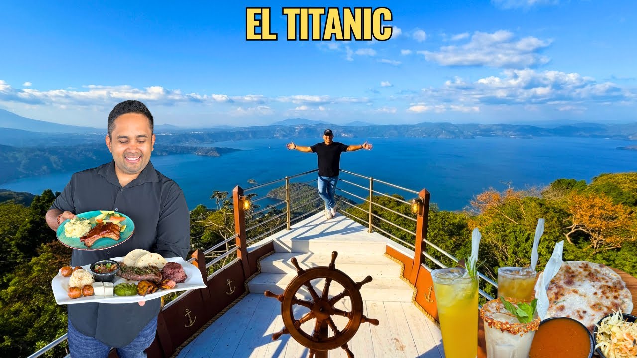 EL TITANIC DE EL SALVADOR visitamos el restaurante MAS ALTO de la ruta panorámica 