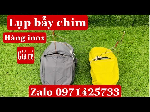 Lồng bẫy chim hút mật inox 201 giá rẻ 0971425733 hà bang