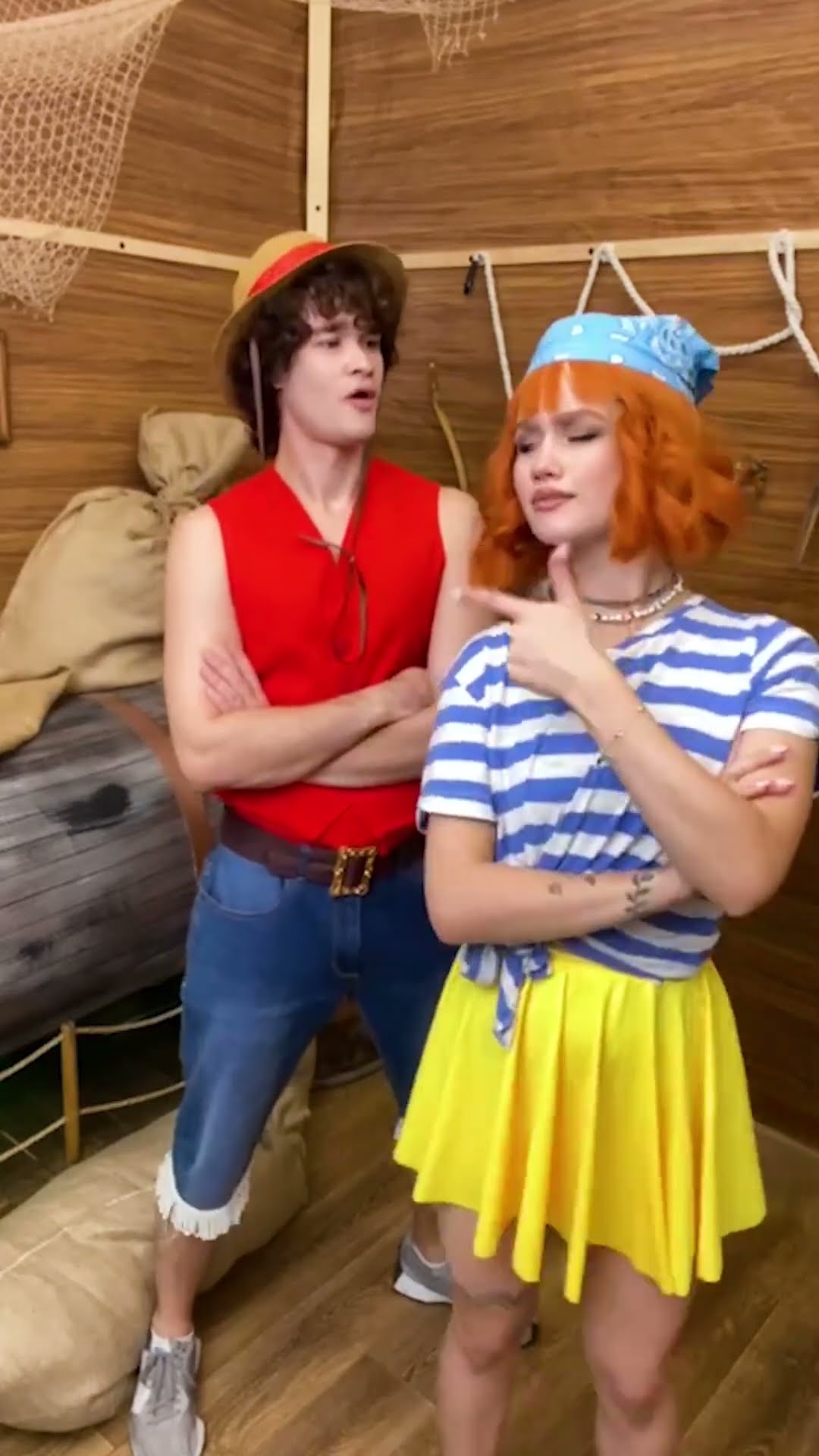 Luffy and Nami Dance! ??  #shorts #trend #dance #rec #onepiece #luffy #nami