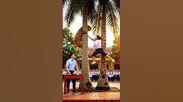 Capy và Nhàn Thách đấu leo cây dừa siêu hài  #capybara