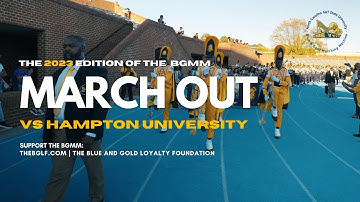 NCAT - Marching Out of Hampton University 2023