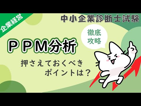 PPM分析(プロダクトポートフォリオマネジメント)をわかりやすく解説します！_企業経営理論_中小企業診断士試験