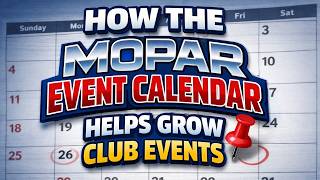 How The Mopar Event Calendar Helps Grow Local Club Events