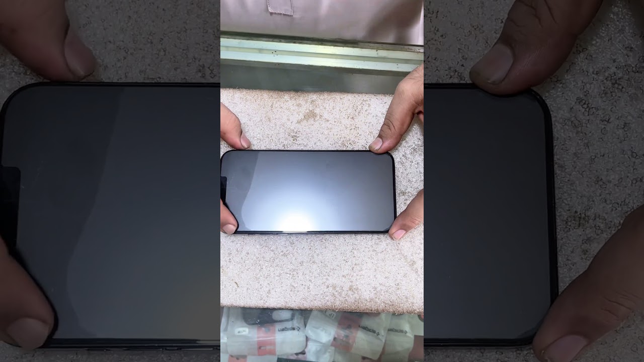 iPhone 14 Pro Max Matte Glass Screen Protector Install