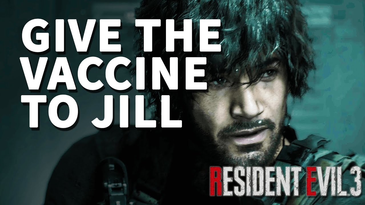 Give the vaccine to Jill Resident Evil 3 Remake Quest