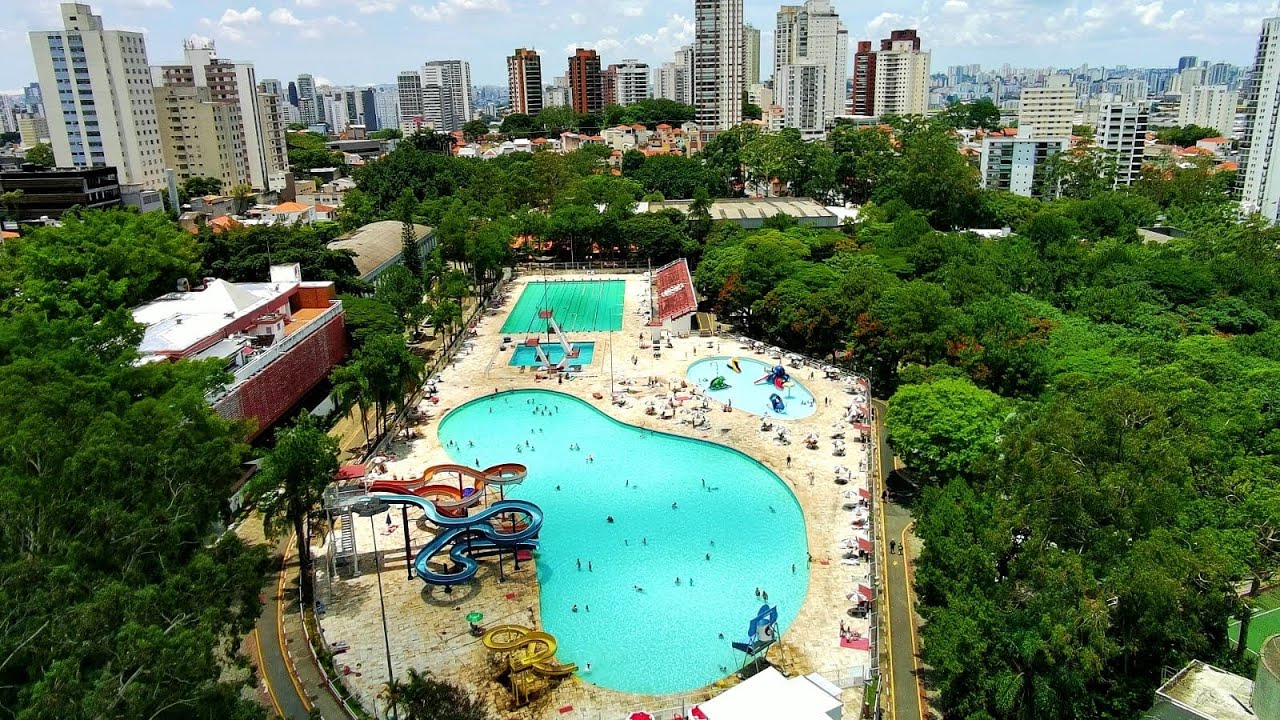 SOBREVOANDO O CLUBE JUVENTUS E REGIÃO DO PARQUE DA MOOCA - 4K30FPS