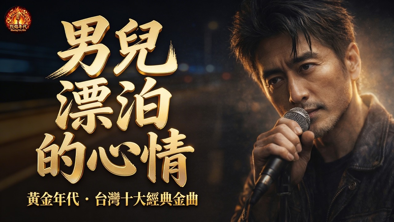 以為是聽歌，其實是聽人生 🕰️ 台灣十大經典金曲 (Vol.3)【男兒漂泊的心情, 行船人的純情曲, 紅燈碼頭, 流浪的歌聲】【陳一郎, 江蕙, 黄乙玲】[AI 滄桑煙嗓] 翻唱 🎸