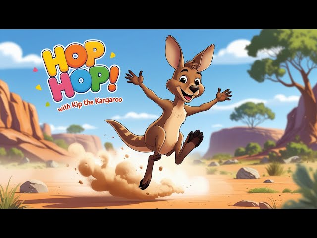 Bouncy Kangaroo Hop Hop Hop 🦘 | Fun Kids Song with Kip! - YouTube