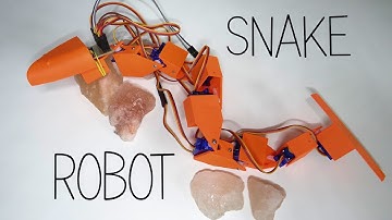 Snake robot - Arduino based 3D printed robot with 8 servo motors