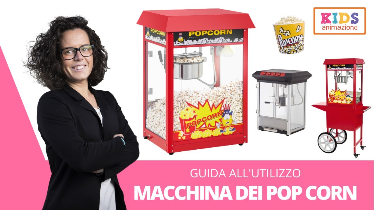 Tutorial Utilizzo macchina pop corn professionale