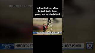 4 hospitalized after Amtrak train loses power on way to Miami #miami #amtrak