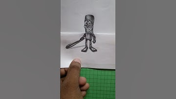 🥶 Wild transformation ✨ | Tung Tung Sahur Brainrot drawing #tungtungsahur #drawing #art #shorts