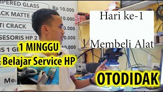 Belajar service HP pemula otodidak hari ke 1