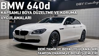 Koltuklara Oto Boyası?Bmw 640D Boya Düzeltme Ve Korumaderi Boya İşlemleritampon Onarım Ve Boya