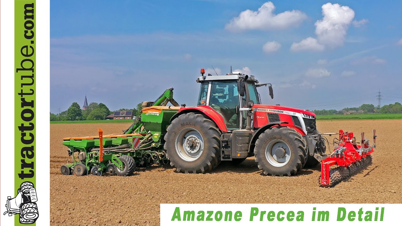 Die Amazone Precea 8-reihige Einzelkornsämaschine kurz erklärt