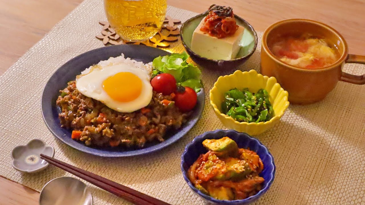 作り置きなし 30分で一汁三菜晩ごはん Youtube