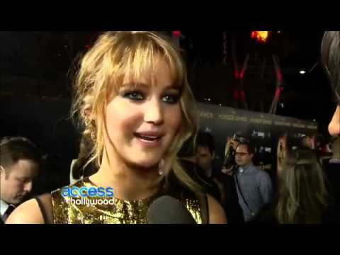Interview of Jennifer Lawrence at The Hunger Games...