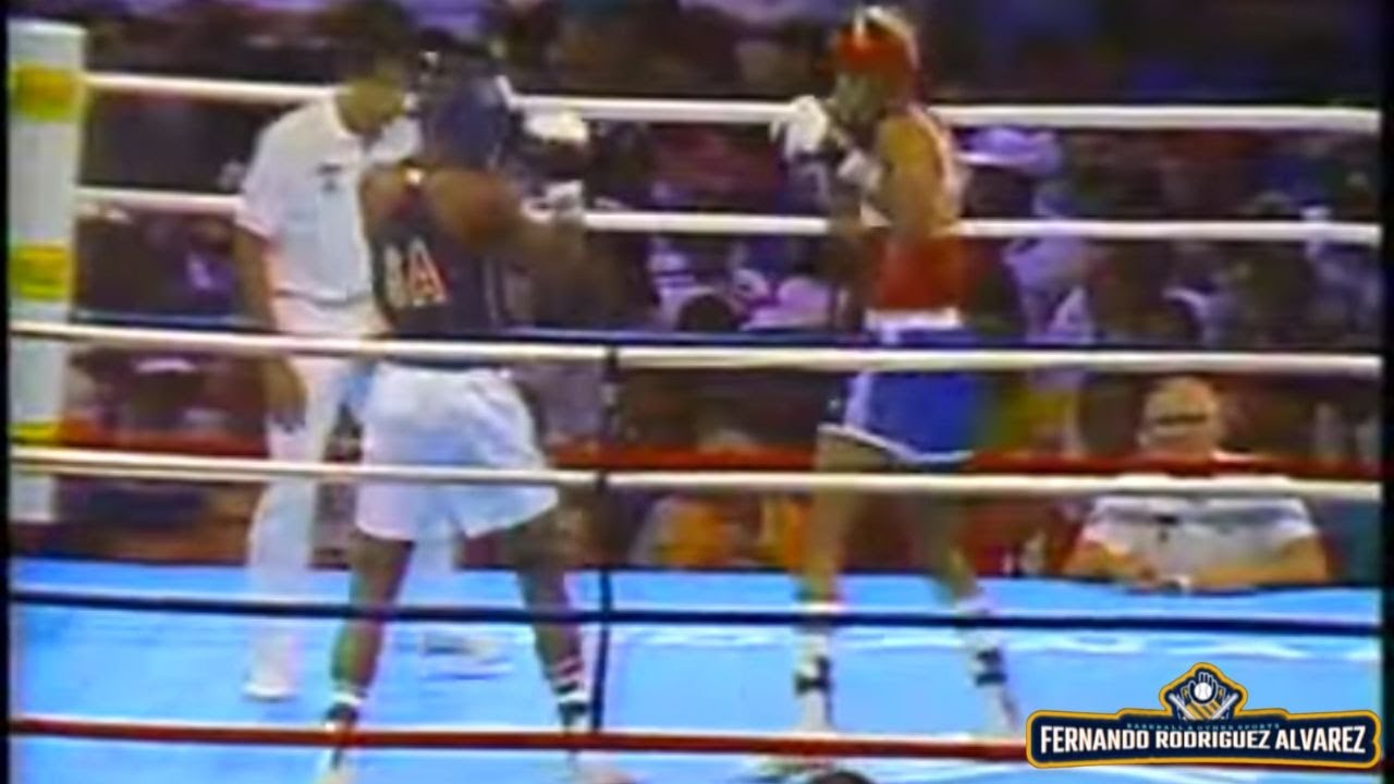 KO Angel Espinosa, Jorge Luis Gonzalez, Savon-Ray Mercer, Sugar... Boxeo Cuba-USA 1988 HIGHLIGHTS