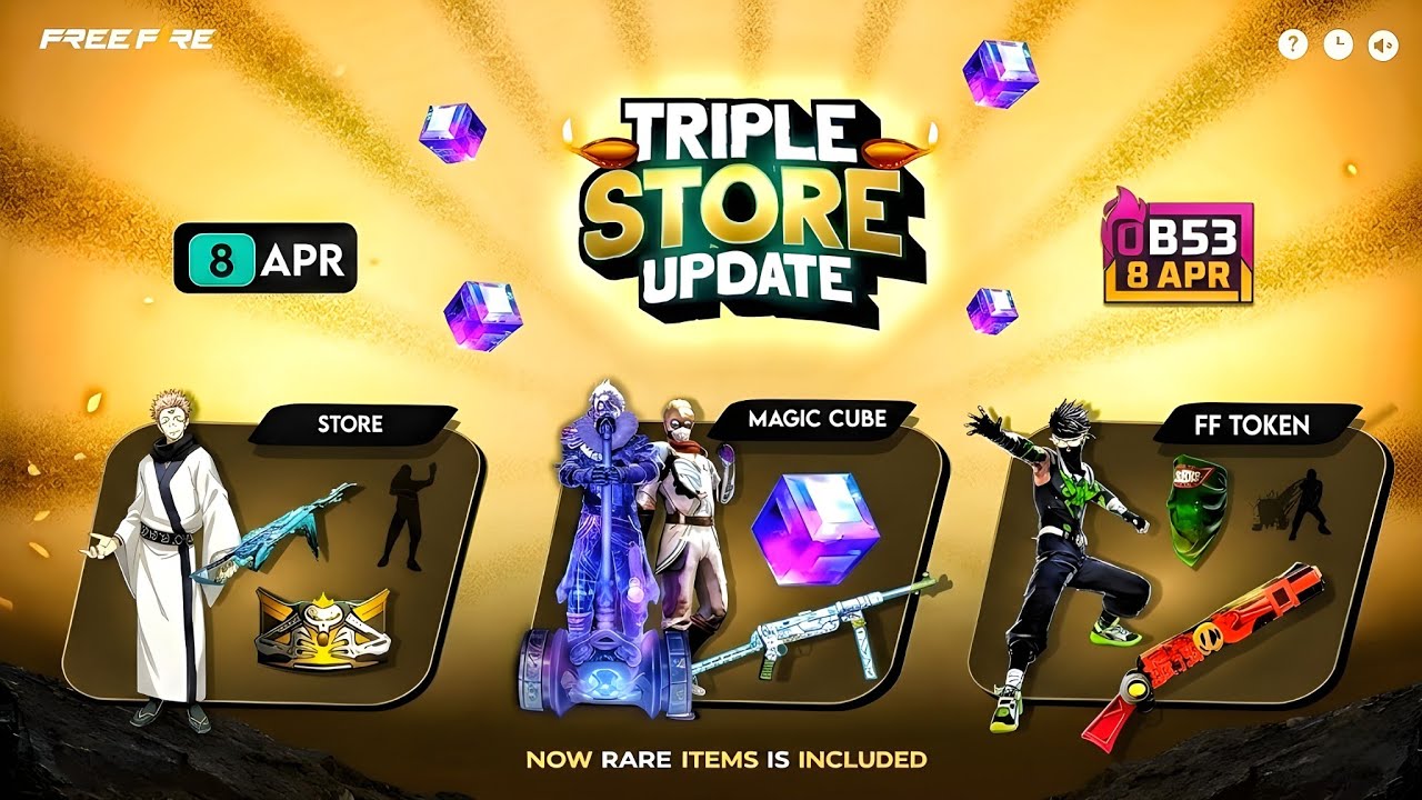 Next Magic Cube Bundle, Triple Store Update 🤯🥳| free fire new event ...