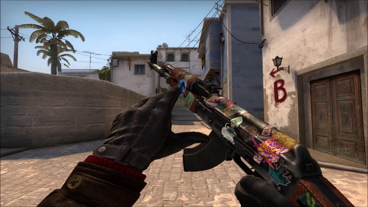 AK47 Jet Set (BattleScarred) + stickers CSGO YouTube