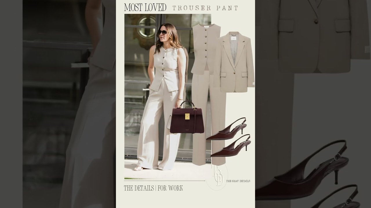 Styling my Favorite Trouser Pant under $150  5 Ways for Fall