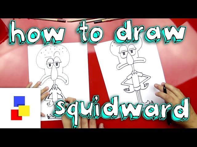 How to Draw Squidward Tentacles Step by Step - Cute Easy Drawings