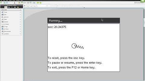 TI-Nspire & Python / a simulation of a spring pendulum
