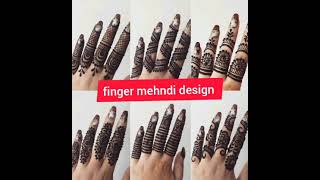 finger mehndi design #30 mehndi design itany simple ke 5mint ma lag jae. screenshot 1