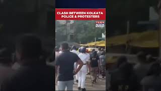 West Bengal: Chaos Erupts After Clashes Break Out Between Kolkata Police And Protesters #shorts