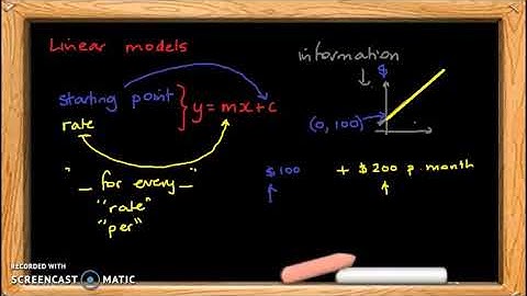 VCE Further Maths - Module 4 Graphs & Relations - 4 - linear models
