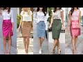 FALDAS de TUBO o LAPIZ COMBINACIONES LOOKS y OUTFITS con FALDA de TUBO o LAPIZ COMO COMBINAR FALDAS