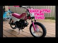 Yamaha peewee 50 pw50 build quick version from scrap to brand new