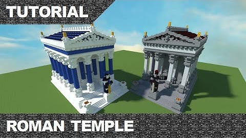 Minecraft Roman Temple Tutorial & Download