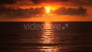 Motion Graphics: Sunset and Sea Background