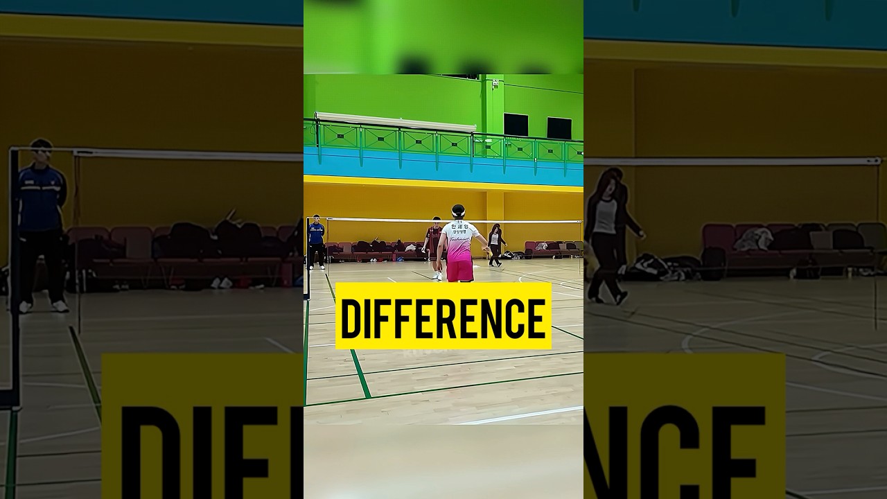 Men’s vs Women’s singles Badminton