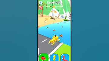 Shape-Shifting Race Gameplay Level-688 ! All Levels games Walkthrought #shorts #shapeshifting