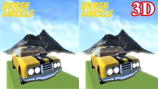 Crash Wheels 3D video SBS VR Box google cardboard