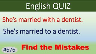 Common Grammar Mistakes in English | Find the mistakes | mistakes in English grammar | English QUIZ