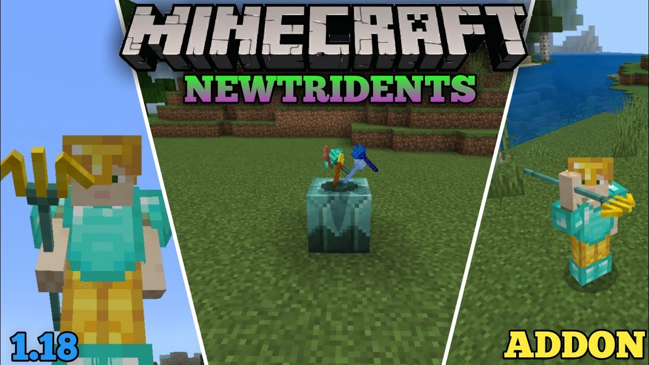 10+ New Tridents Mod For Minecraft Pe 1.18 | New Tridents Addon ...