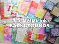 15 Oxide Background Ideas for Art Journaling & Mixed Media ♡ Maremi's Small Art ♡