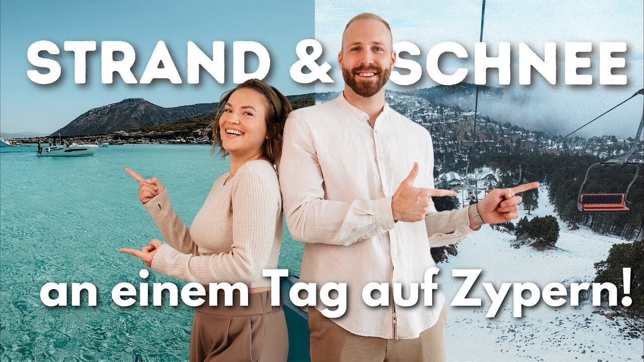 Zypern an einem Tag: Morgens Strand, mittags Schnee!