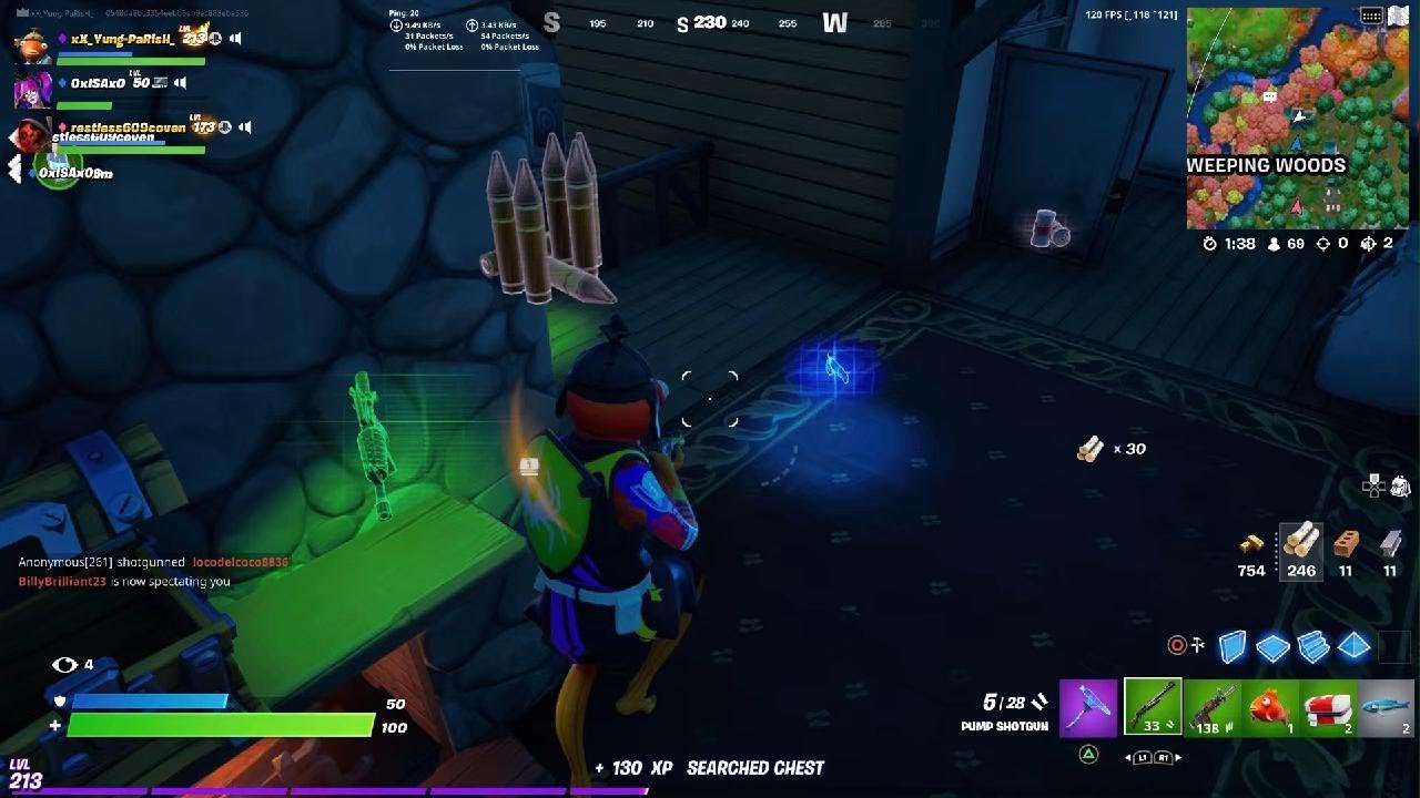 100 people in the round?+some gamplay with the plasma carrot-FORTNITE