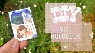 🍁DIY Mini Notebook | My 1st attempt 🏵️