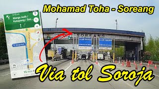 ASMR PERJALANAN BERKENDARA MOBIL DARI MOHAMMAD TOHA - SOREANG VIA TOL SOROJA