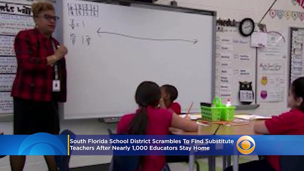 South Florida School District Scrambles To Find Substitute Teachers ...